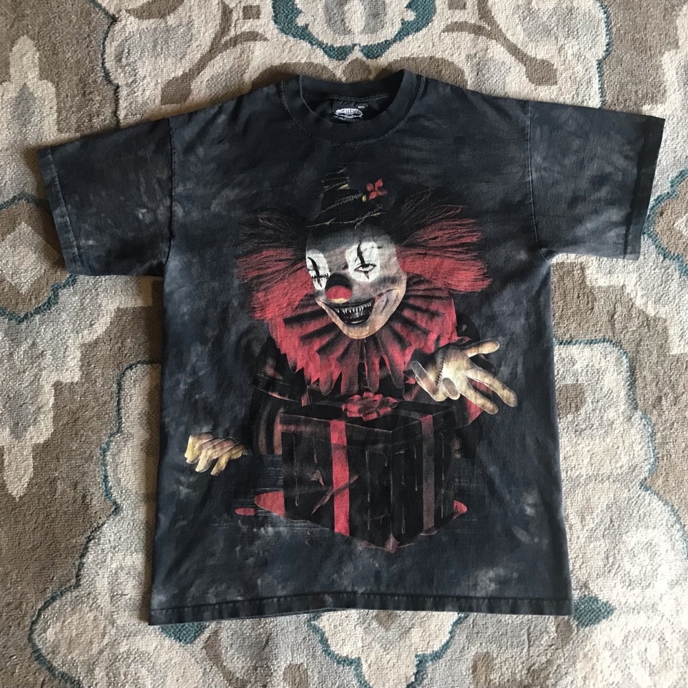 Skul-bone clown t-shirt large